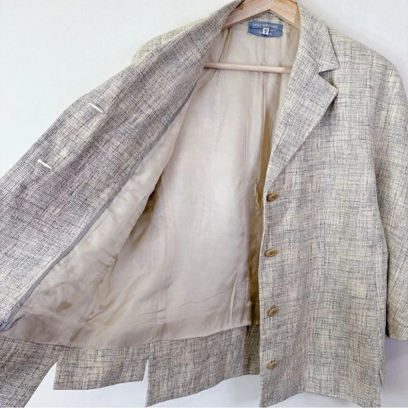Holt Renfrew True Hemp Heathered Button Slim Fit  Blazer - Picture 14 of 16
